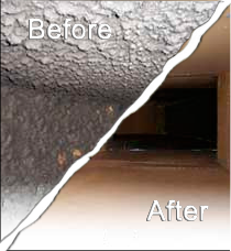 before - Air Duct Cleaning