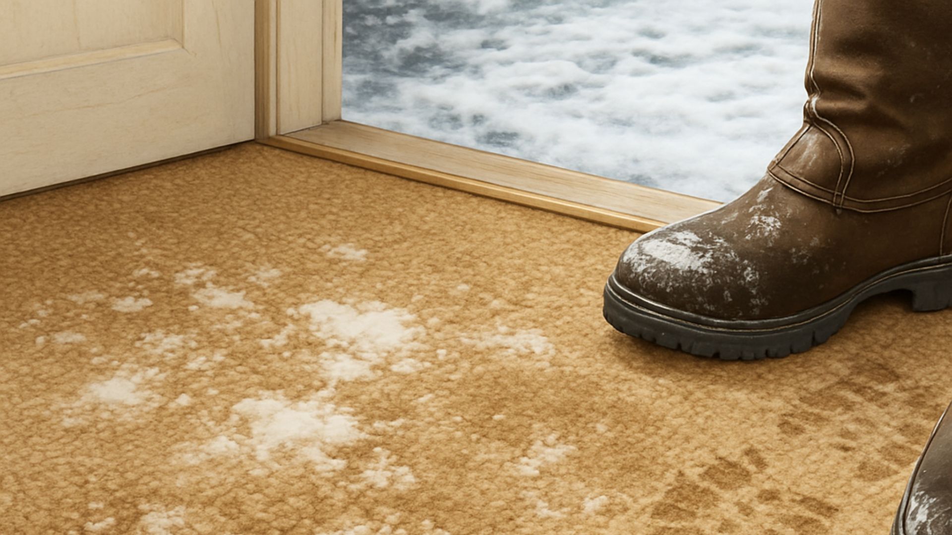 De Icing Salt Damage to Carpets - How De-Icing Salt Permanently Damages Carpet Fibers and Flooring