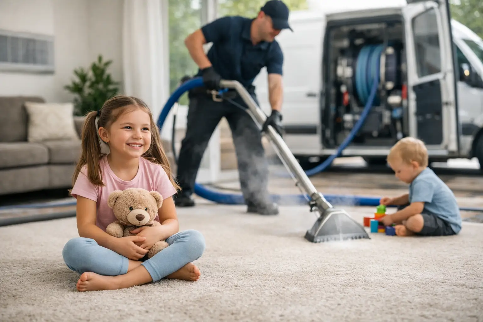Is Hot Water Extraction Safe for Children?