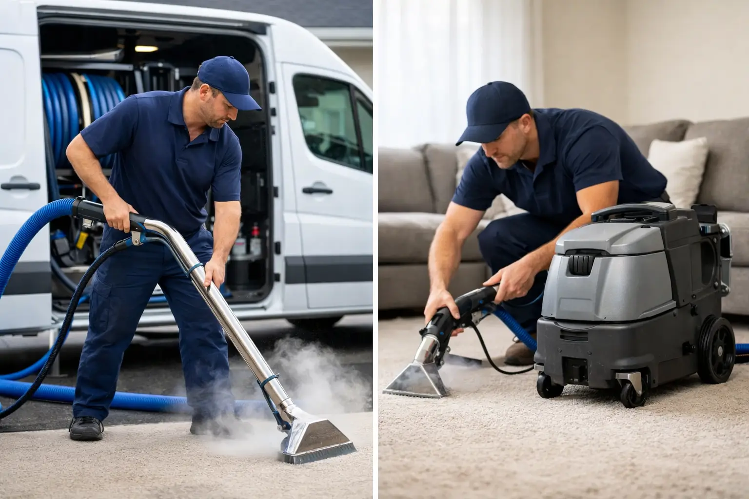 Truck Mounted Cleaning vs Portable